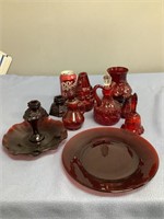 Misc. Ruby Red Glassware