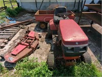 LAWN MOWER AND WAGON
