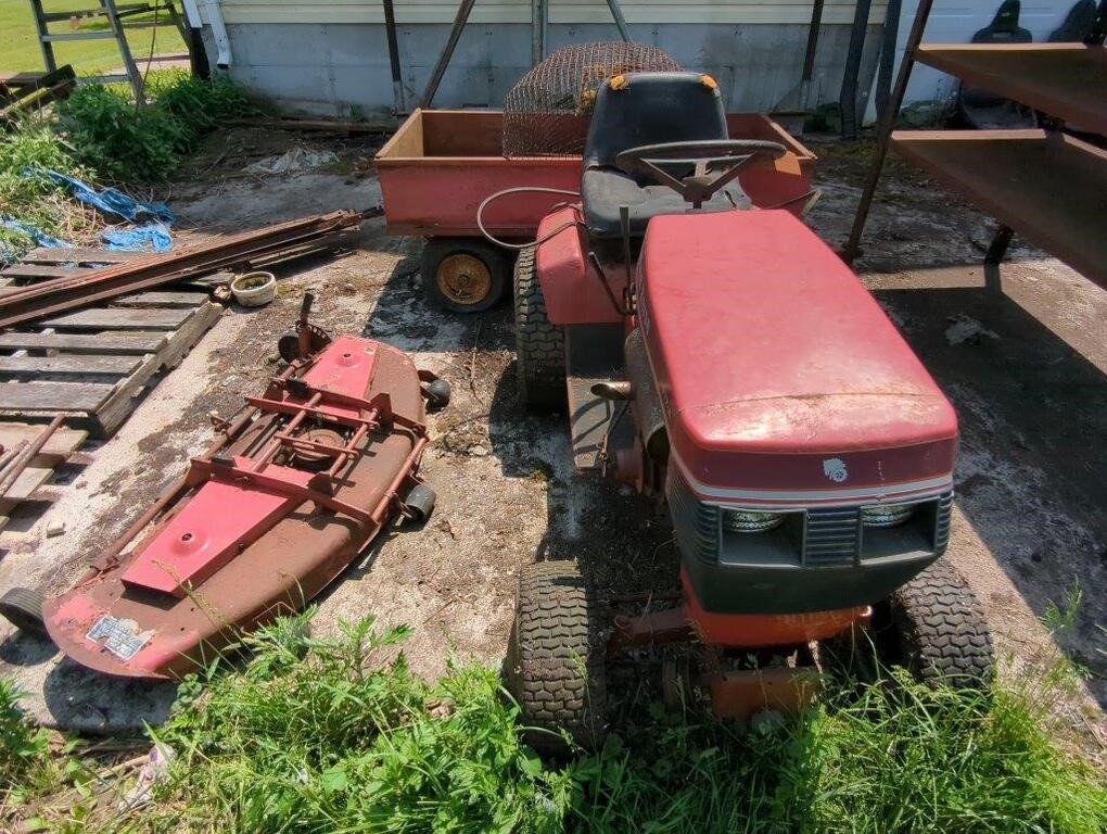 LAWN MOWER AND WAGON