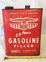 Vintage Eagle gasoline filler can.