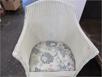 Art Deco Youth Size Wicker Chair