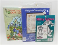 Lot of Crafting, Cross Stitch & Quilt Kits