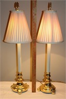 Pair of Stiffel Candlestick Lamps