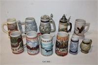 (11) Assorted Beer Steins