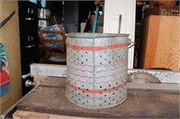 OLD MINNOW BUCKET WITH CONTENTS