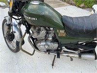 1988 Susuki GR650 Ex Millitary police Motor Cycle