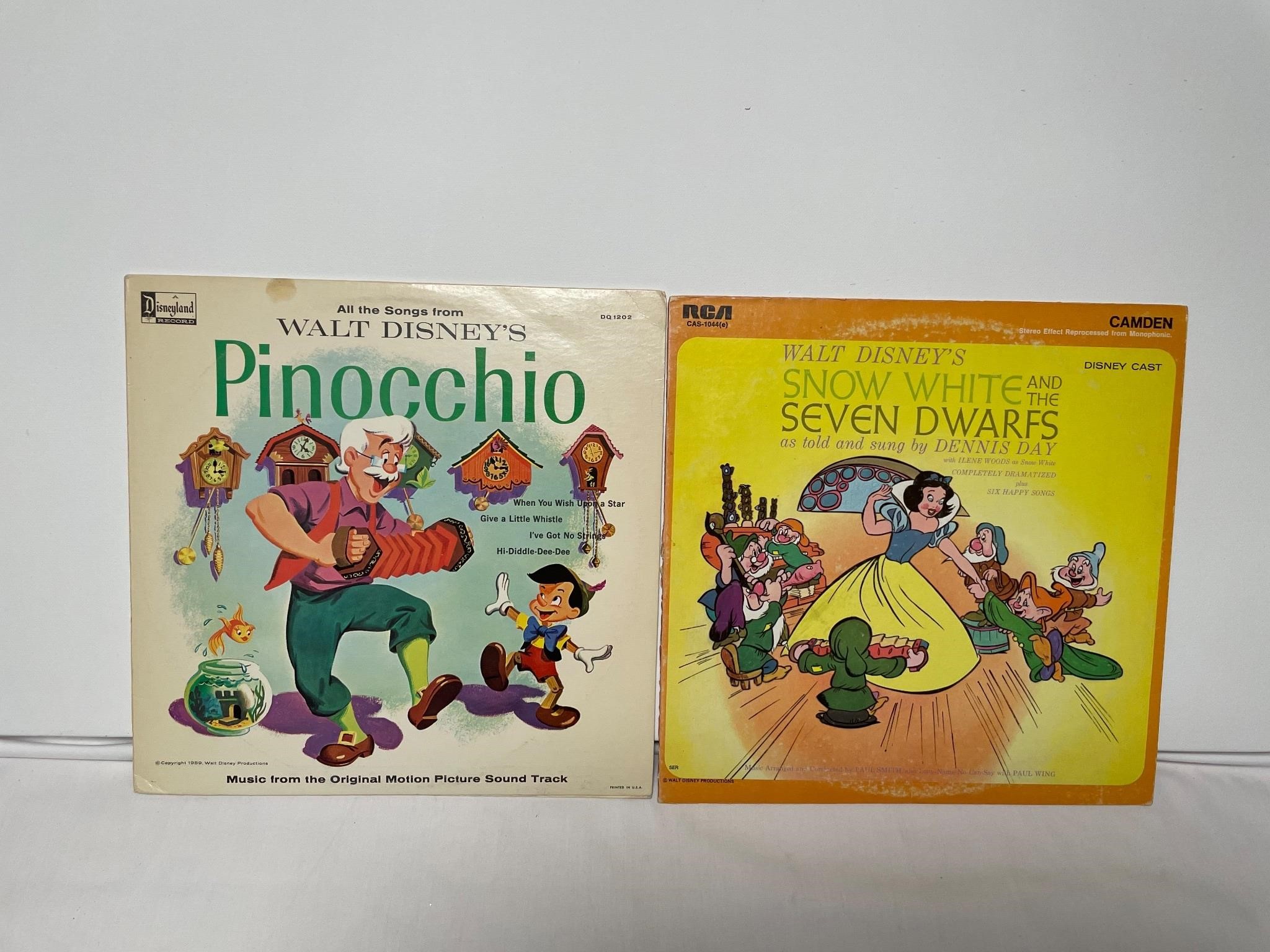 2 Vintage Disney Records