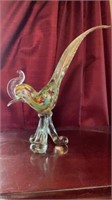 Vintage Murano (?) Glass Rooster