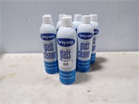 8 CANS OF GLASS CLEANER