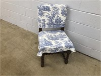 Vtg. Upholstered Side Chair