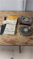 Lot of vintage magnetic recording tapes