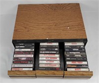 Storage Case W/ Hard Rock & Metal Cassettes