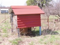 4'X4' METAL ROUND HEY BALE FEEDER