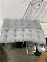 QILLOWAY, OUTDOOR BENCH CUSHION, BOTTOM AND BACK