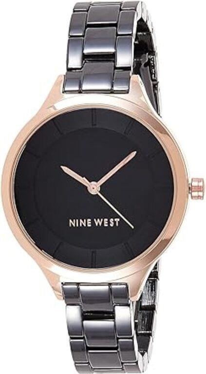 Nine West Women's Bracelet Watch (grey/rose Gold)