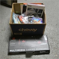 Graphic Design Books, Gaming Keyboard, Etc