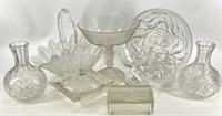 Shelf- Crystal & Clear Glass