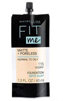 2 PACK Maybelline New York Fit Me 115 Ivory