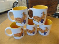 Minneapolis Moline 5 coffee mugs