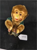 Vintage Wind-Up Mechanical Toy Monkey