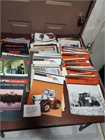 Large Lot Vintage Tractor & Implement Brochures