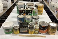 Lot of paint w/ wood working products