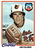 1978 Topps #160 Jim Palmer vg