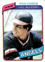 1980 Topps #700 Rod Carew vg