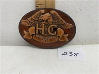 Harley HOG Group Leather Belt Buckle