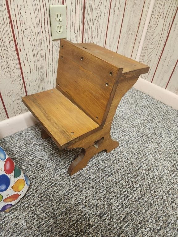 Small Wooden Bench Seat