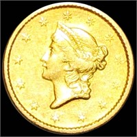 1851 Rare Gold Dollar NEARLY UNCIRCULATED