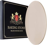 Cuisine Ambassador Ultra Thin Baking Pizza Stone-G