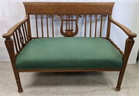 Mid Century Settee, damage as pictured
42.5x24”
