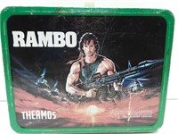 1985 THERMOS RAMBO LUNCHBOX-NO THERMOS