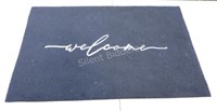 Welcome Rubberized Backing Entrance Mat