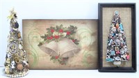 Handcrafted Jewelry Christmas Trees & Canvas Print