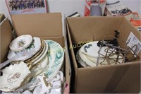 2 Boxes of Collector Plates & More