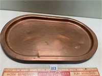 15.5 INCH SOLID COPPER SERVING PLATTER