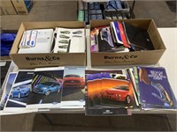 2 x Box Lots Ford Dealership Brochures,