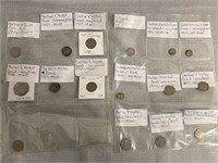 Barber V Nickels, Seated Liberty Half Dimes & More