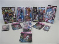 NIP Assorted Monster High Dolls & Accessories