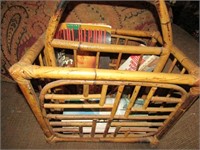 Bamboo Basket & Contents