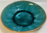 BEAUTIFUL HAND THROWN POTTERY SERVING BOWL