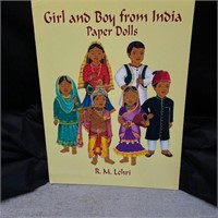 Paper Dolls - Girl and Boy from India