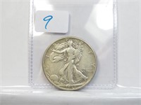 1936 P Walking Liberty Half Dollar 90% Silver