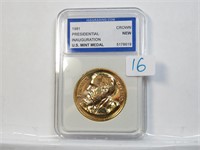 1981 Benjamin Harrison Bronze Medal Presidential