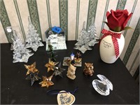 Lot of Crystal, Glass, Figurines, etc...