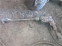 Electric Drill with Mixing Attachment