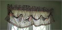 3 sets of Valances with Rods