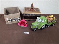 Counrty home decoration (tractor was $24.99 new)